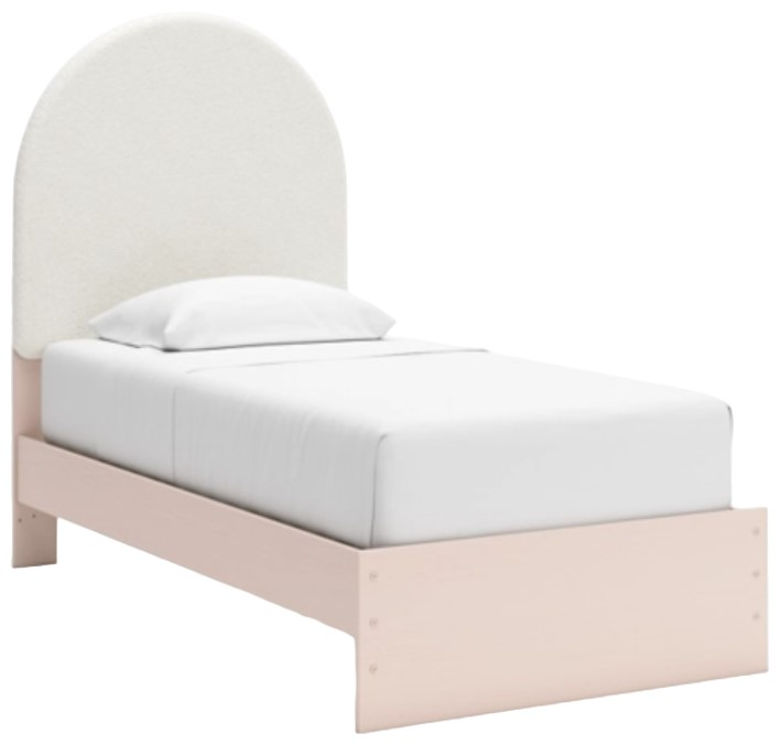 Signature Design by Ashley® Wistenpine Blush Twin Upholstered Panel Bed