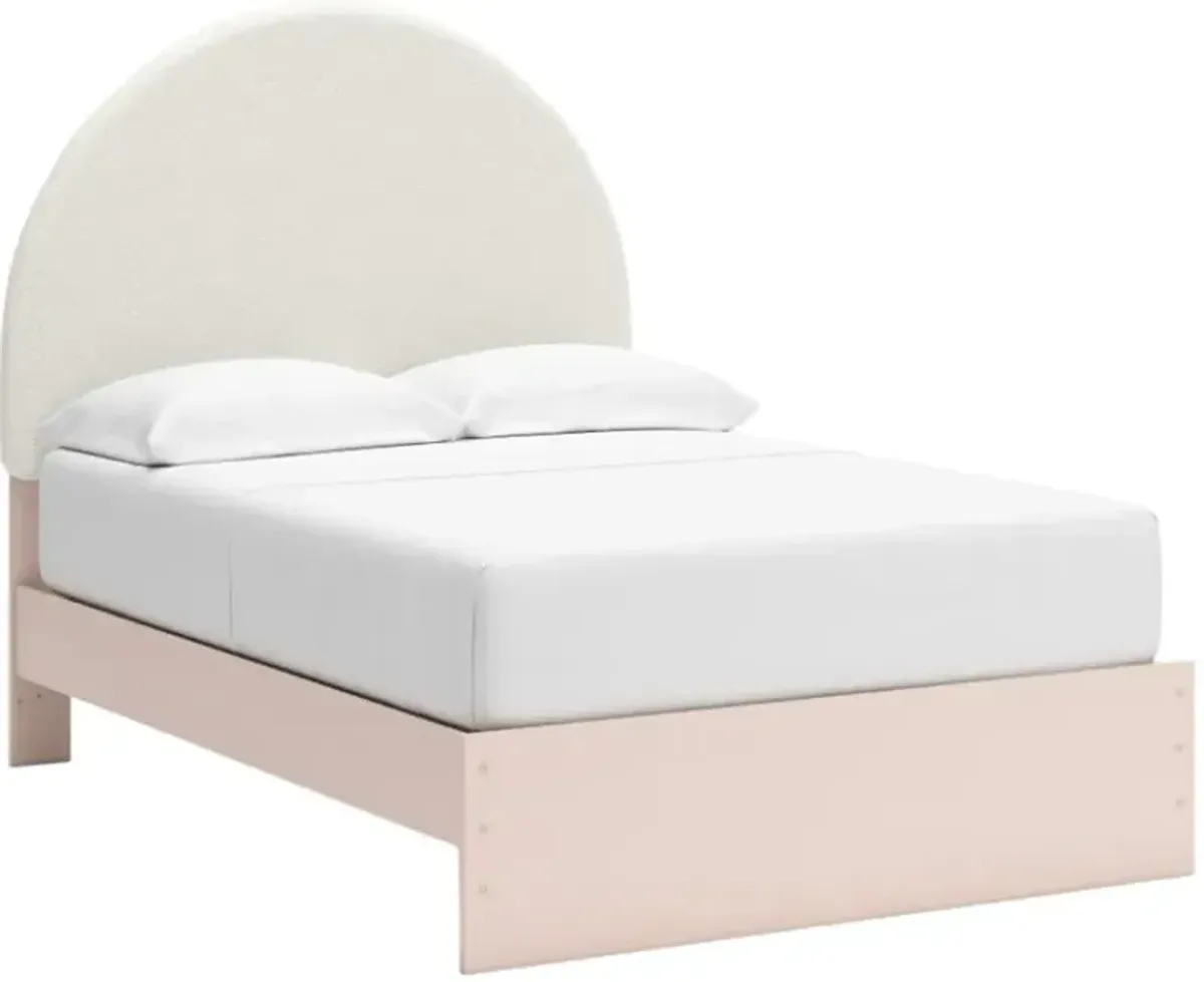 Signature Design by Ashley® Wistenpine Blush Youth Full Upholstered Panel Bed