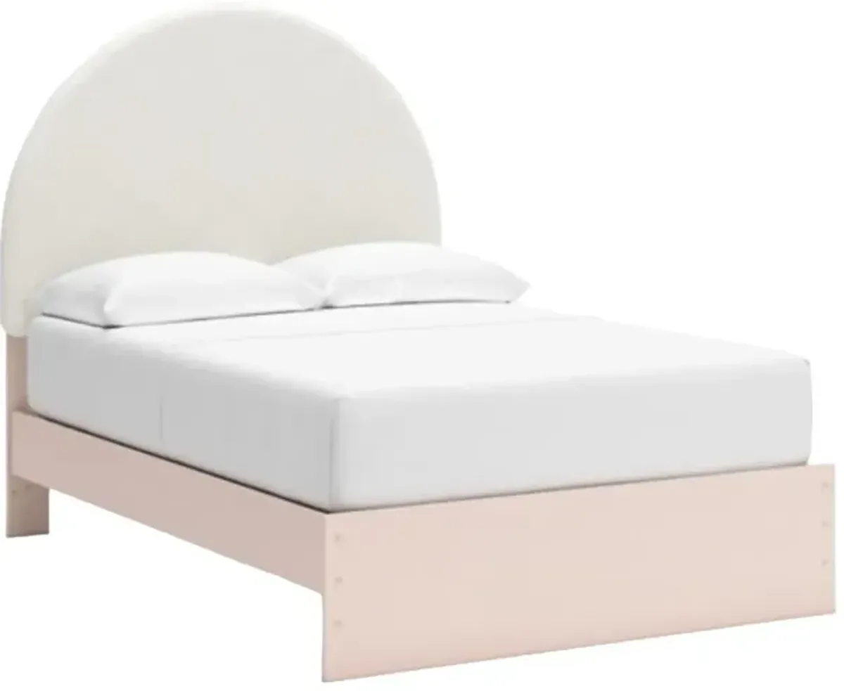 Signature Design by Ashley® Wistenpine Blush Full Upholstered Panel Bed