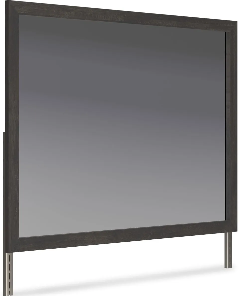 Signature Design by Ashley® Toretto Rustic Charcoal Bedroom Mirror
