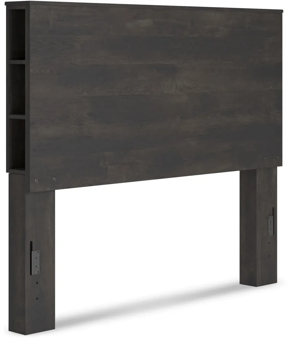 Signature Design by Ashley® Toretto Rustic Charcoal Queen Bookcase Headboard