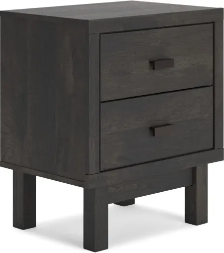 Signature Design by Ashley® Toretto Rustic Charcoal Nightstand