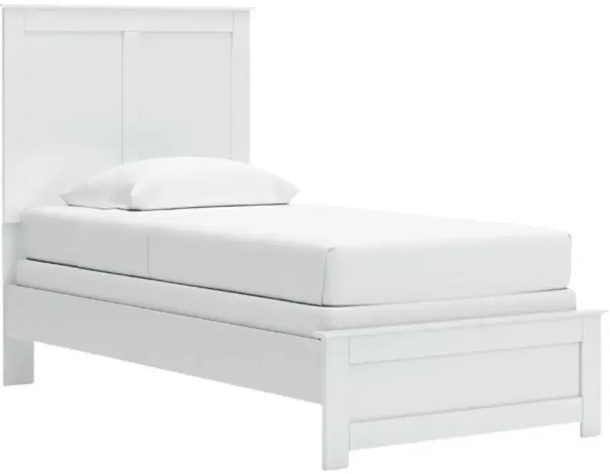 Signature Design by Ashley® Bostwick Shoals White Twin Panel Bed