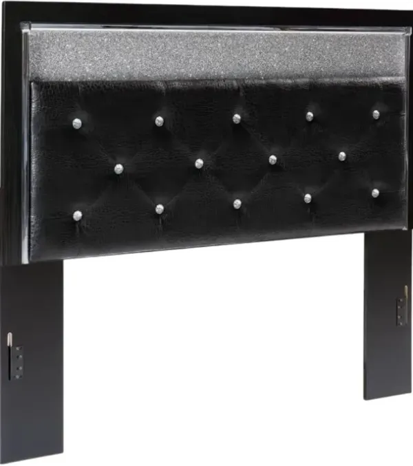 Signature Design by Ashley® Kaydell Black Queen Upholstered Panel Headboard