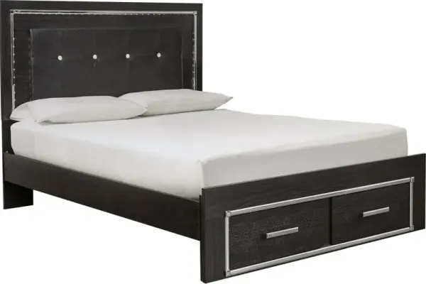 Signature Design by Ashley® Kaydell Black King Storage Panel Bed