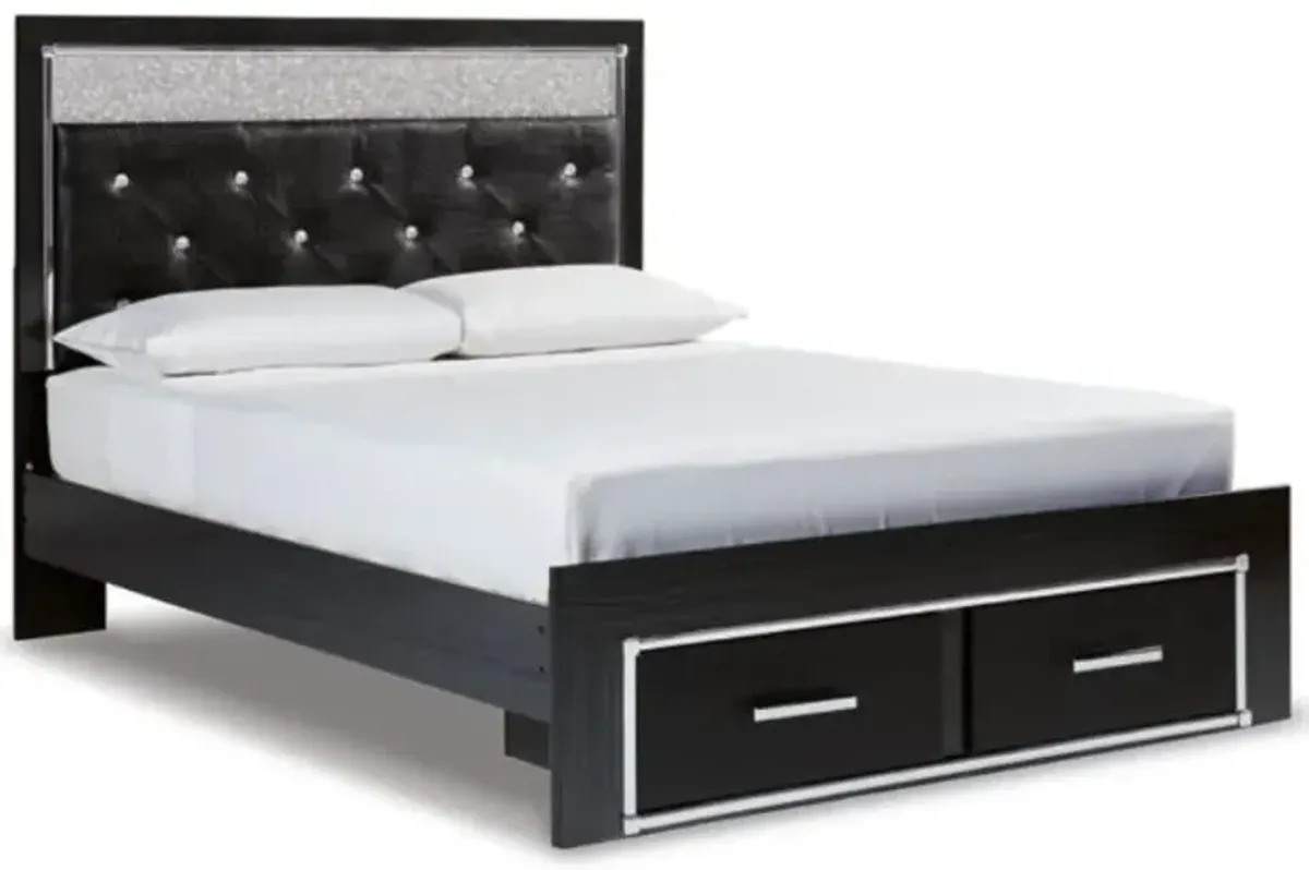 Signature Design by Ashley® Kaydell Black Queen Storage Bed