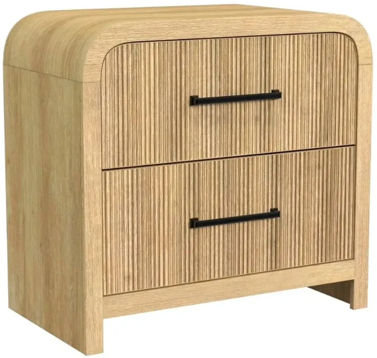 Elements International Ridgemont Natural Nightstand