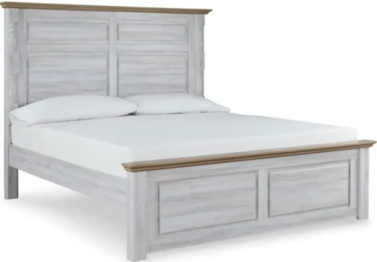 Signature Design by Ashley® Haven Bay Two-Tone Queen Panel Bed