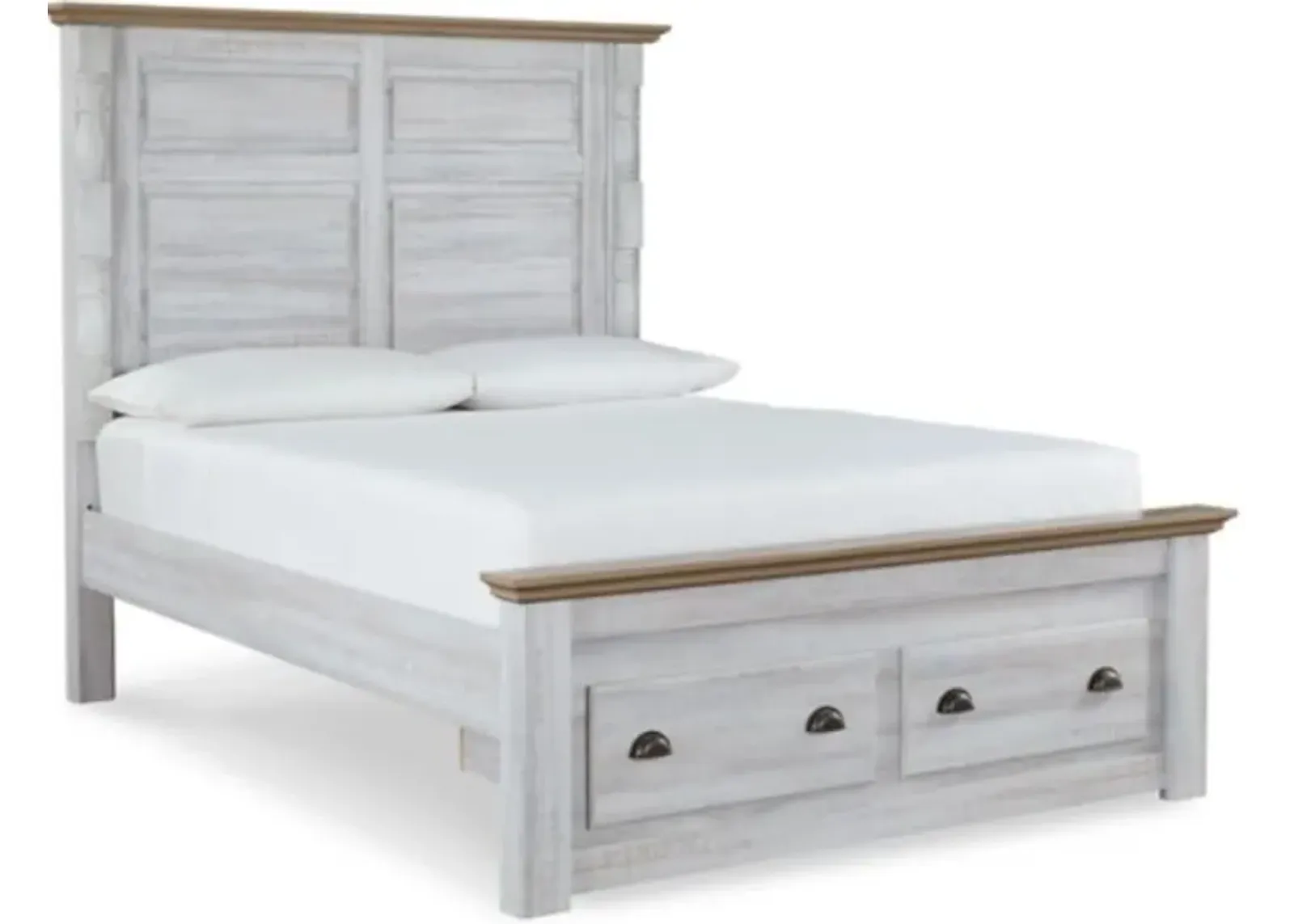 Signature Design by Ashley® Haven Bay Two-Tone King Storage Bed