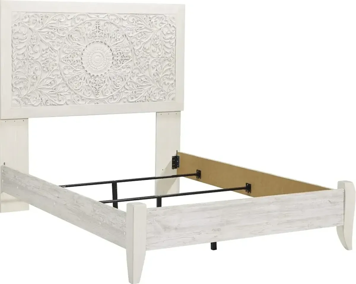 Signature Design by Ashley® Paxberry Whitewash Queen Panel Bed