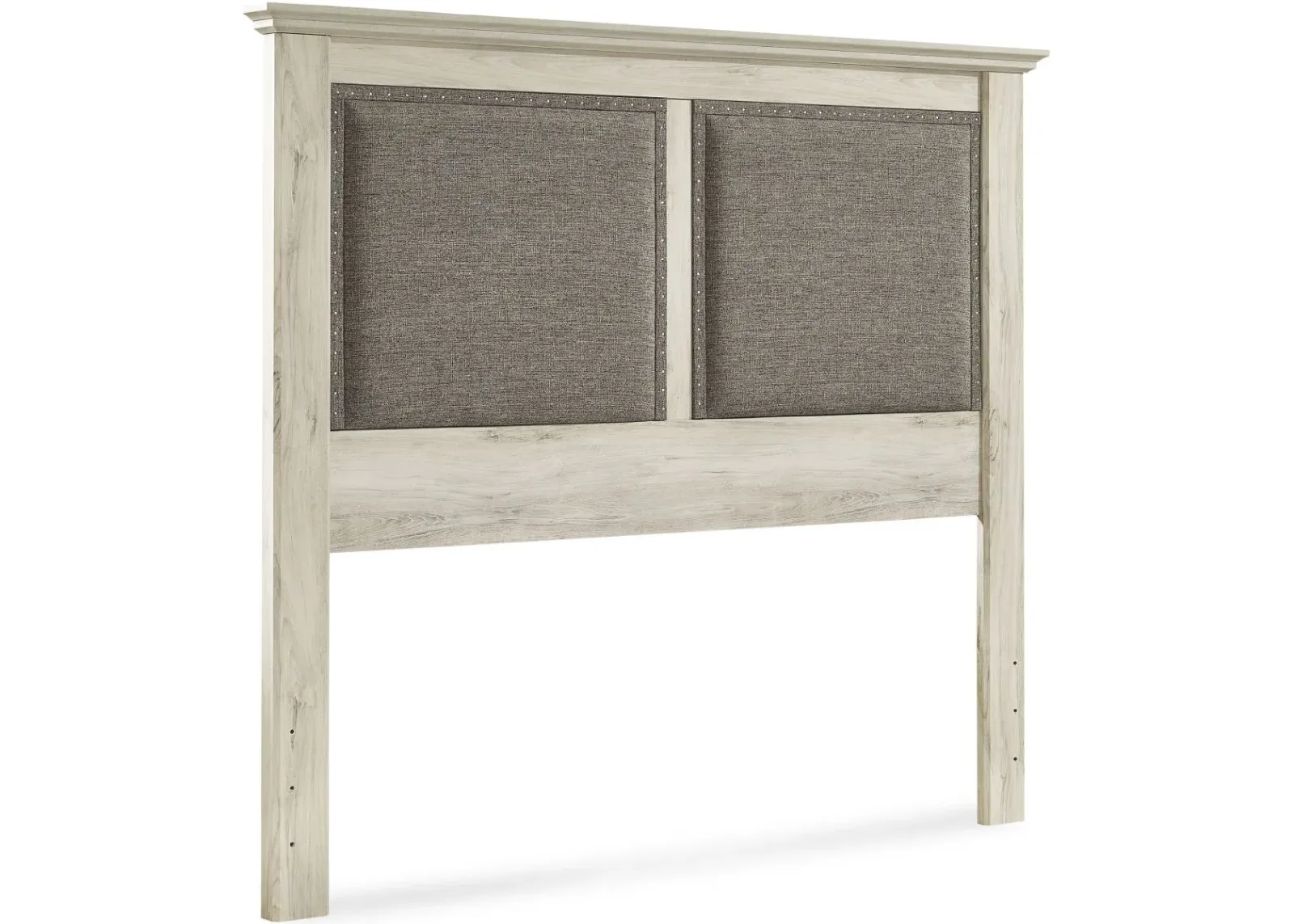 Signature Design by Ashley® Cambeck Whitewash King Upholstered Panel Headboard