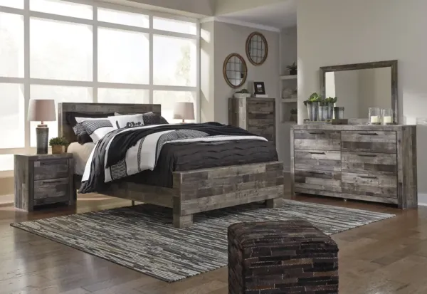 Benchcraft® Derekson 3pc Multi-Gray Queen Bedroom Set P51437291