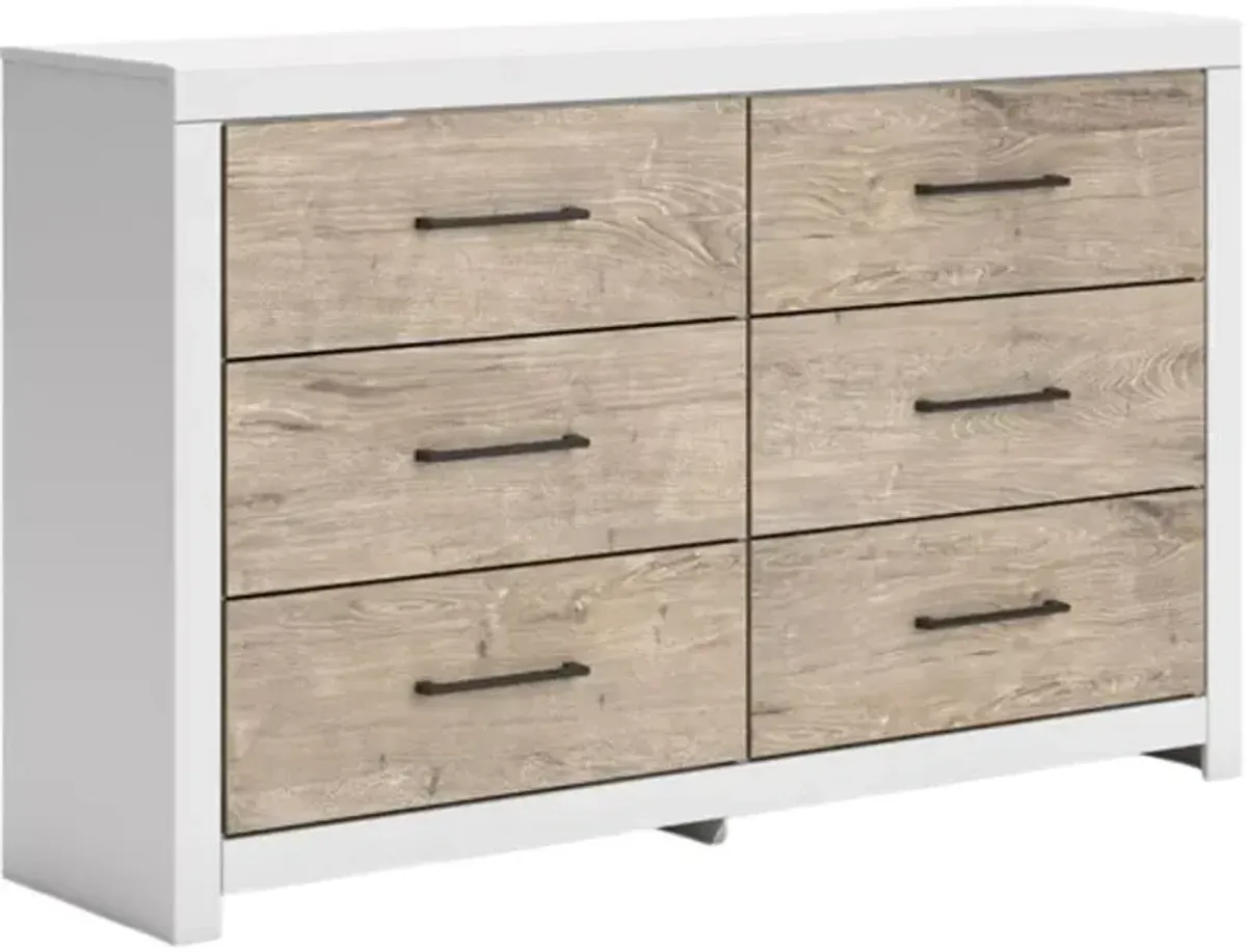 Signature Design by Ashley® Charbitt Brown/Matte White Dresser