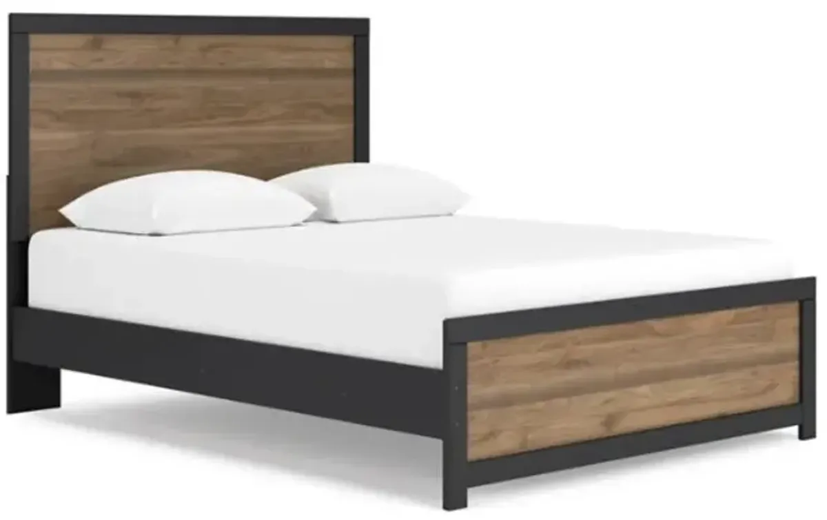 Signature Design by Ashley® Vertani Black Queen Panel Bed