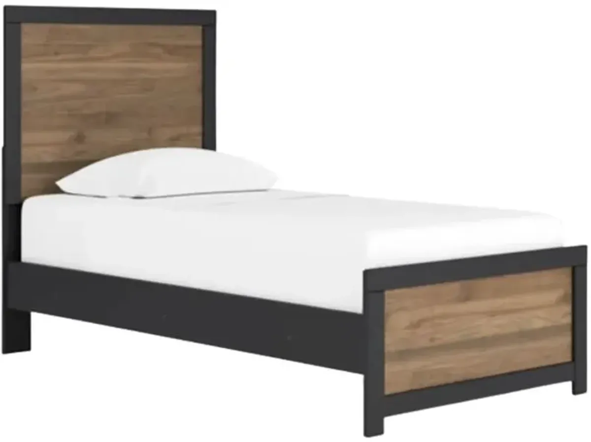 Signature Design by Ashley® Vertani Black Twin Panel Bed