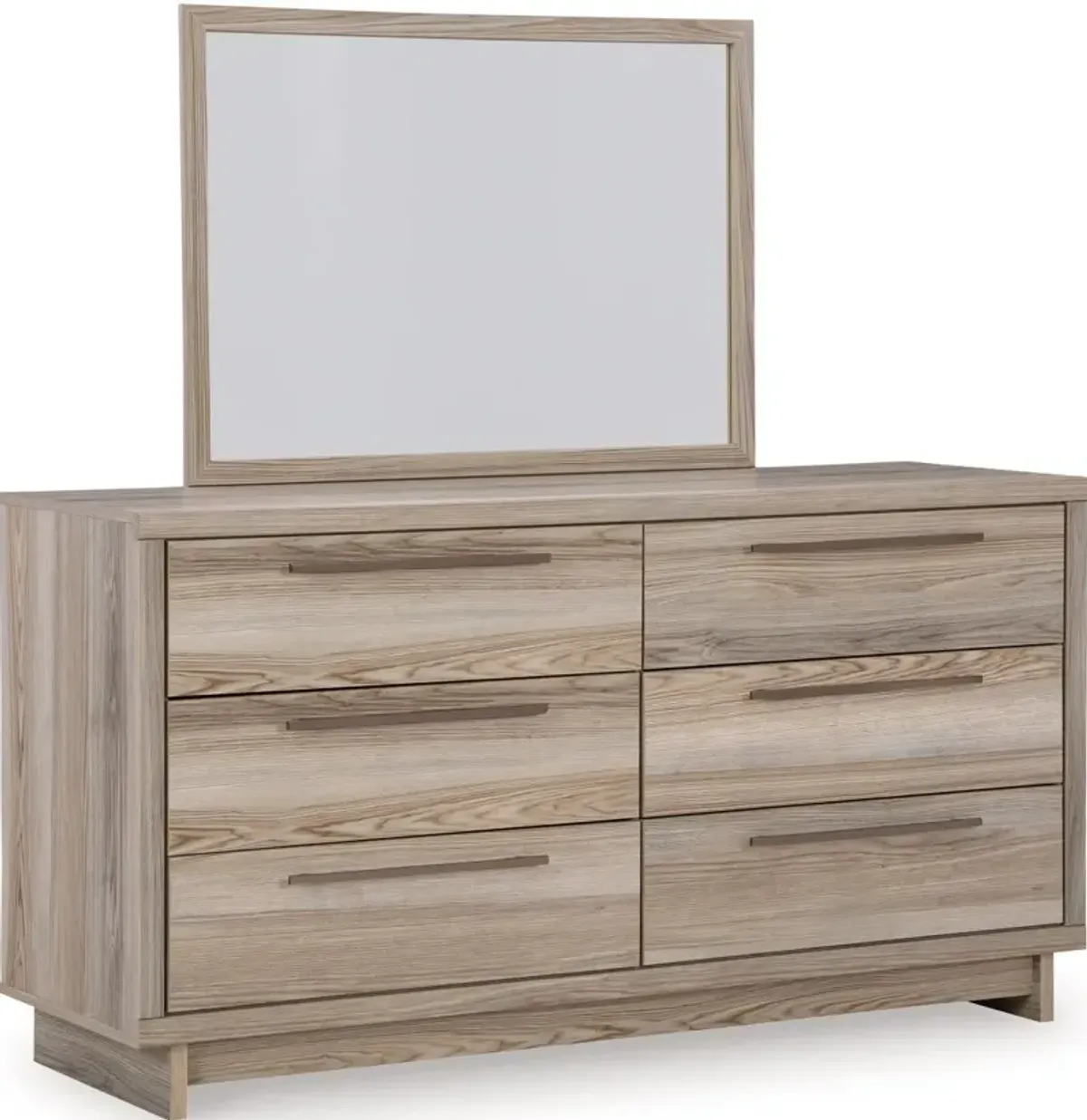 Signature Design by Ashley® Hasbrick Tan Dresser and Mirror