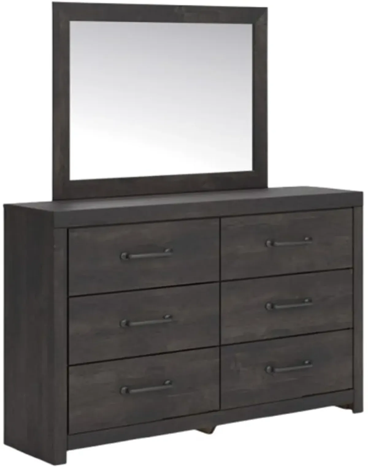 Signature Design by Ashley® Hollivern Dark Gray Dresser and Mirror