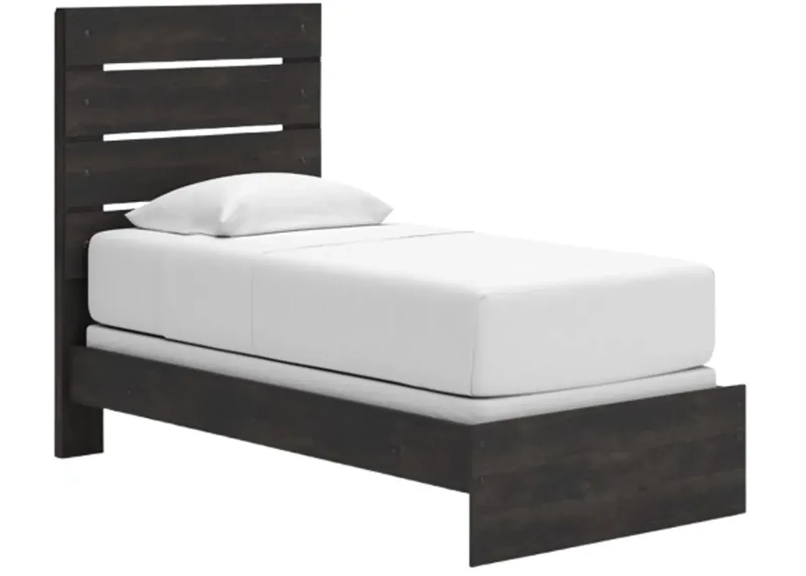 Signature Design by Ashley® Hollivern Dark Gray Twin Panel Bed