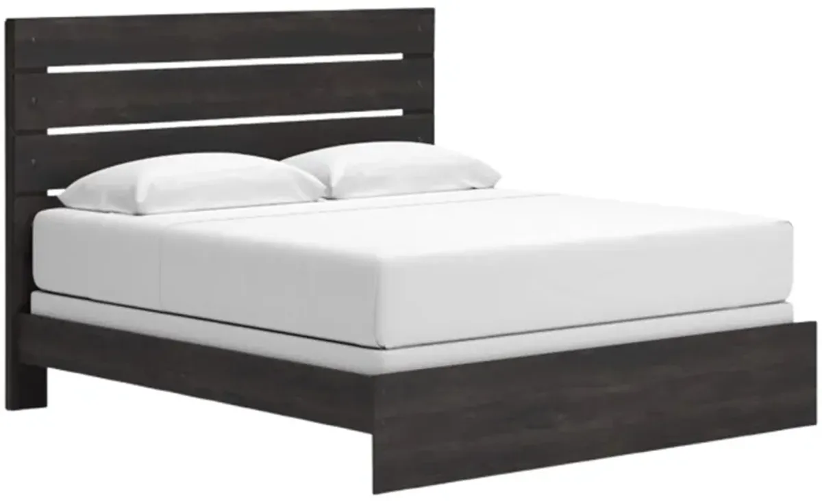 Signature Design by Ashley® Hollivern Dark Gray King Panel Bed