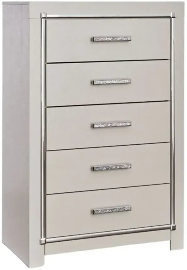 Signature Design by Ashley® Zyniden Silvertone Pearl Chest of Drawers