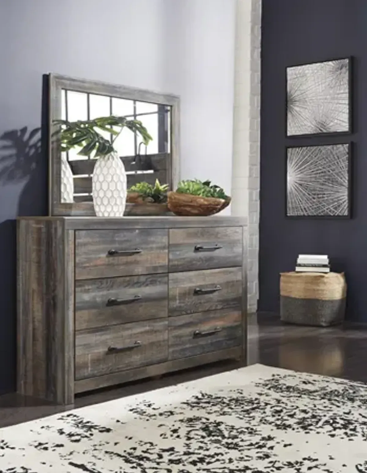Signature Design by Ashley® Drystan Brown 3pc King Bedroom Set with Footboard Storage P47112504