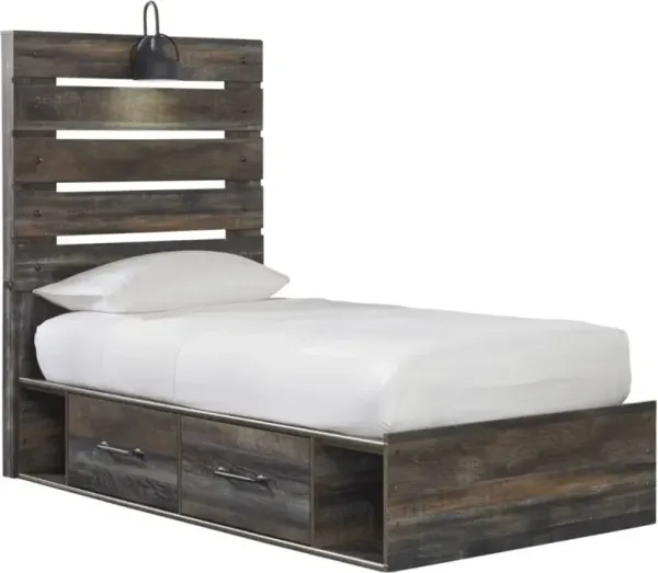 Signature Design by Ashley® Drystan Brown Twin Panel Bed