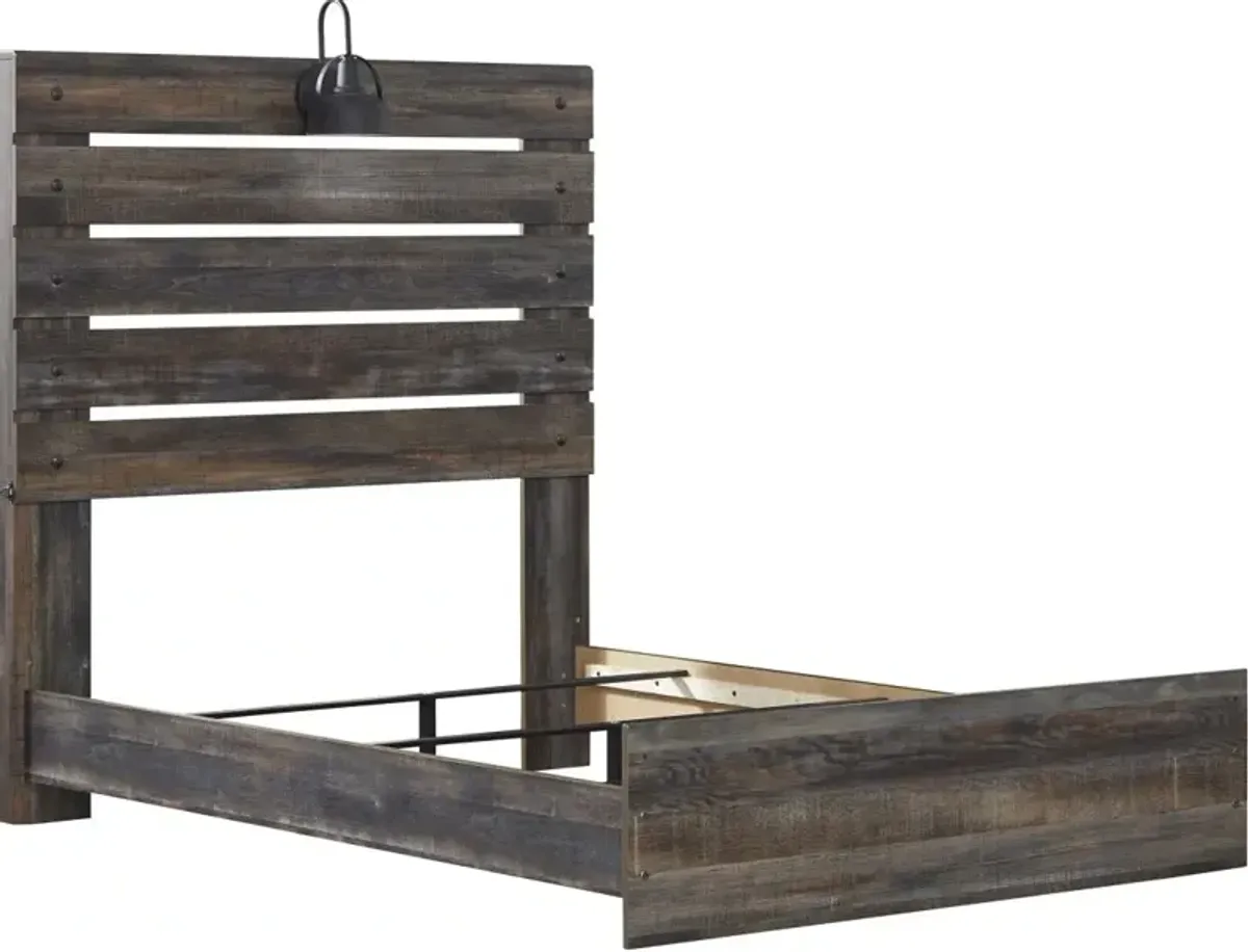 Signature Design by Ashley® Drystan Brown Rustic Full Panel Bed