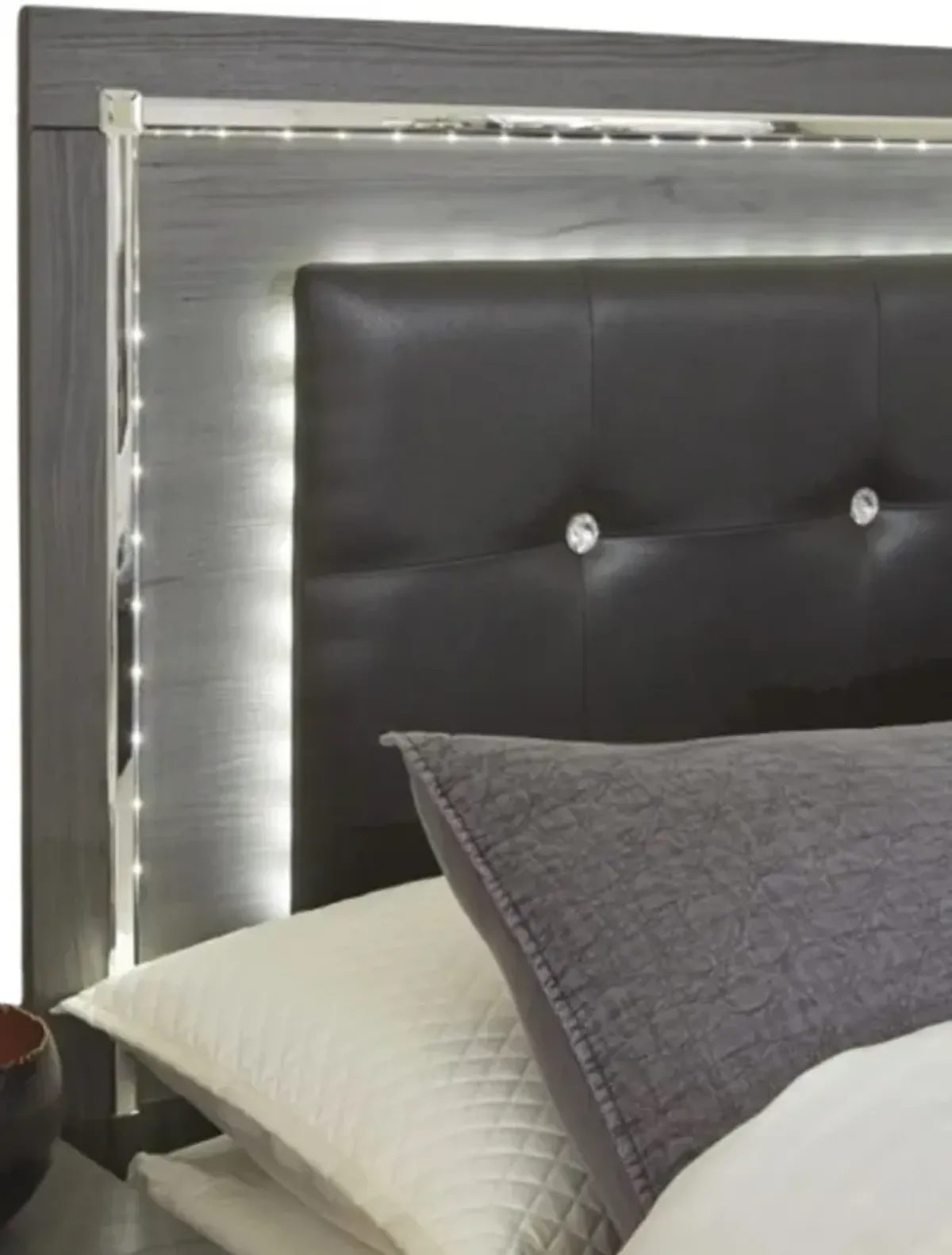 Signature Design by Ashley® Lodanna Gray Full Upholstered Panel Headboard