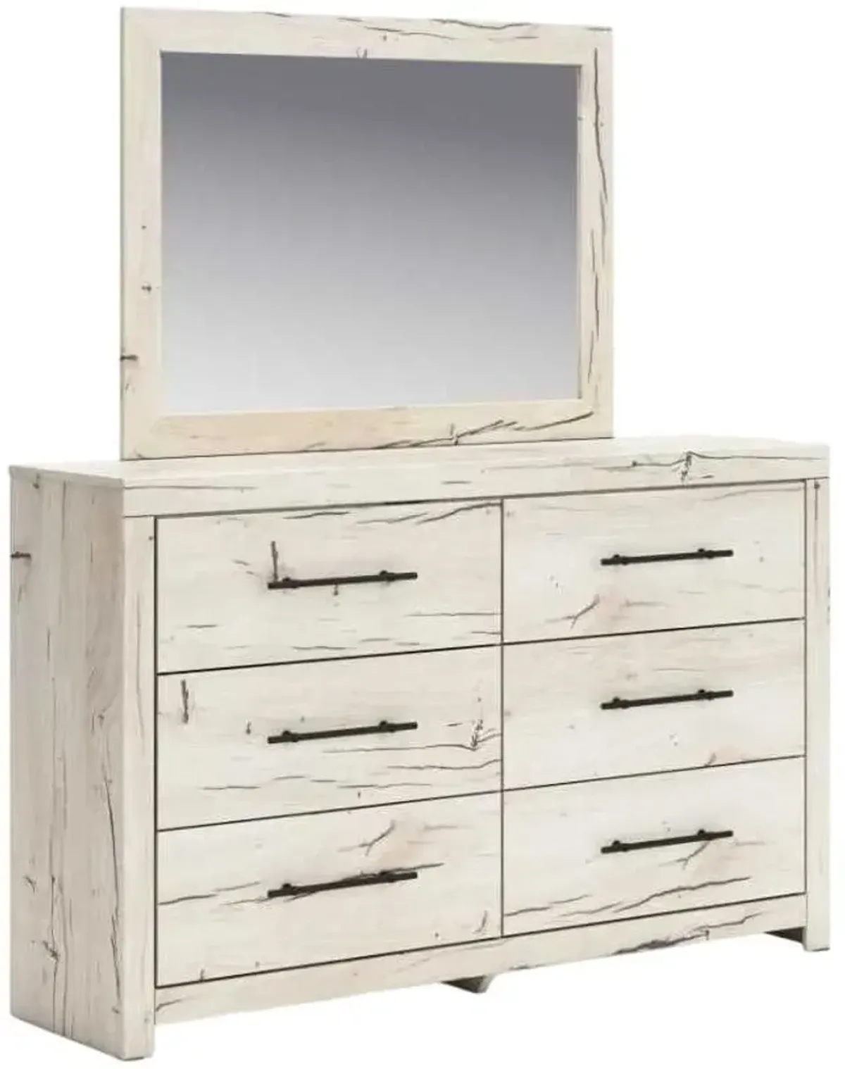 Benchcraft® Lawroy Light Natural Dresser and Mirror