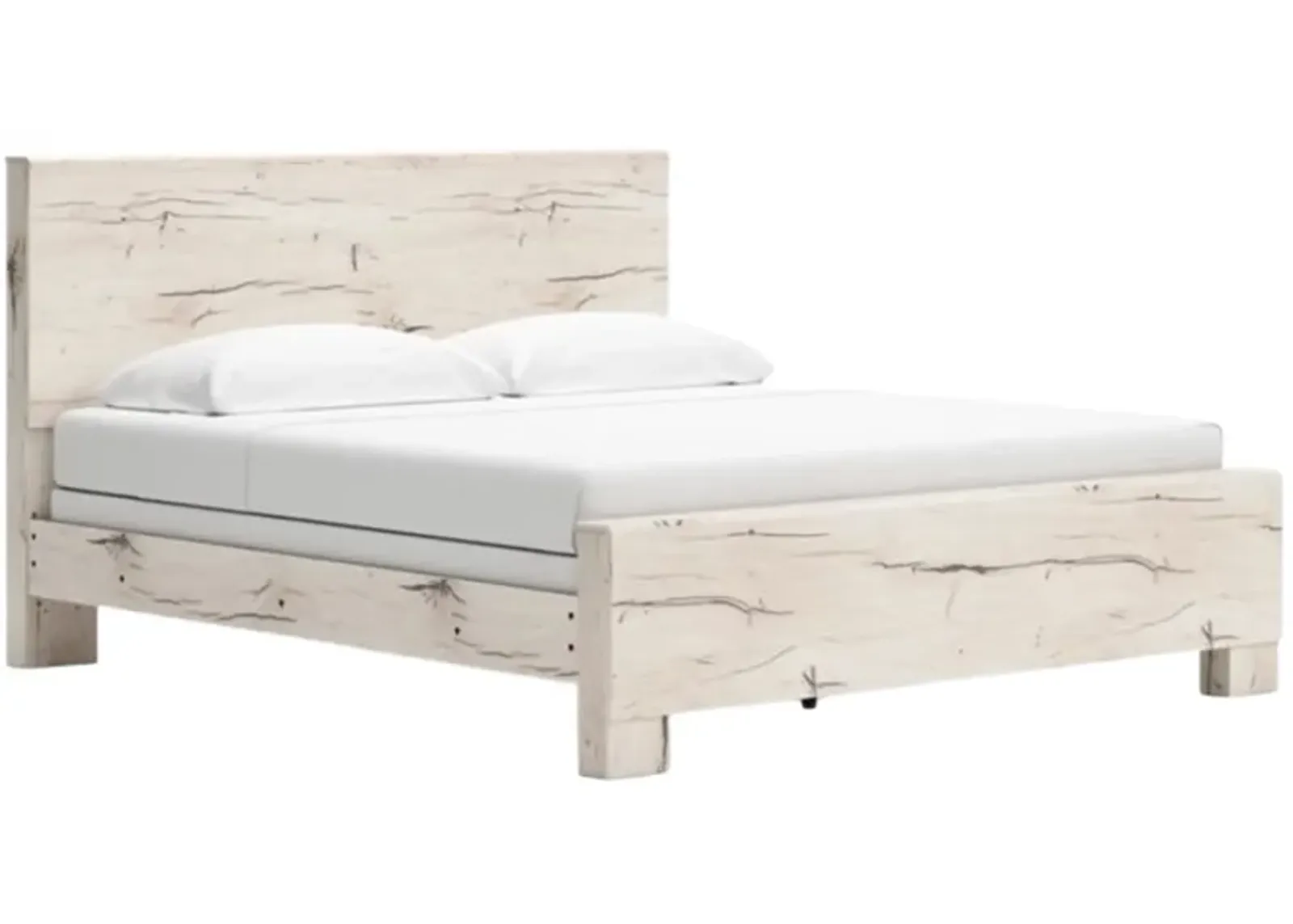 Benchcraft® Lawroy Light Natural King Panel Bed