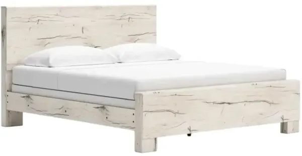 Benchcraft® Lawroy Light Natural King Panel Bed