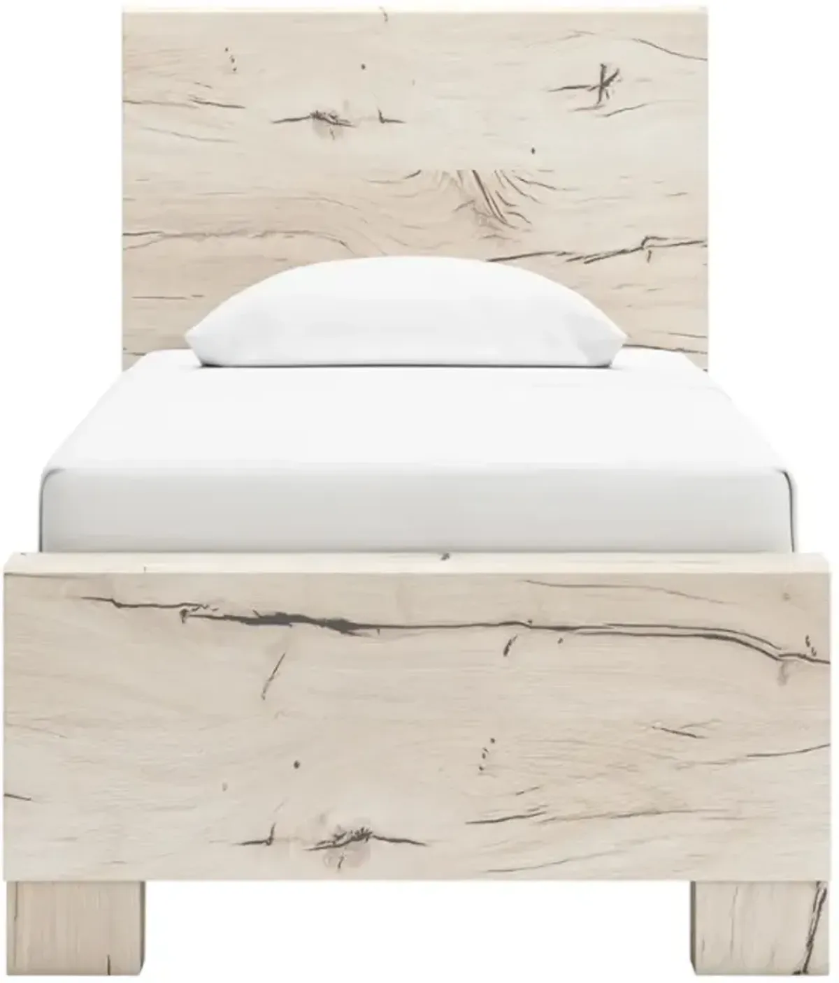 Benchcraft® Lawroy Light Natural Twin Panel Bed