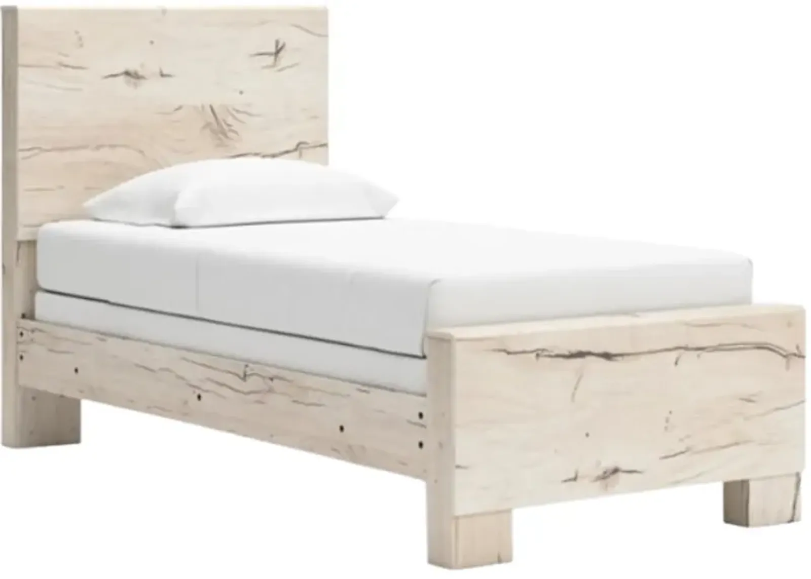 Benchcraft® Lawroy Light Natural Twin Panel Bed