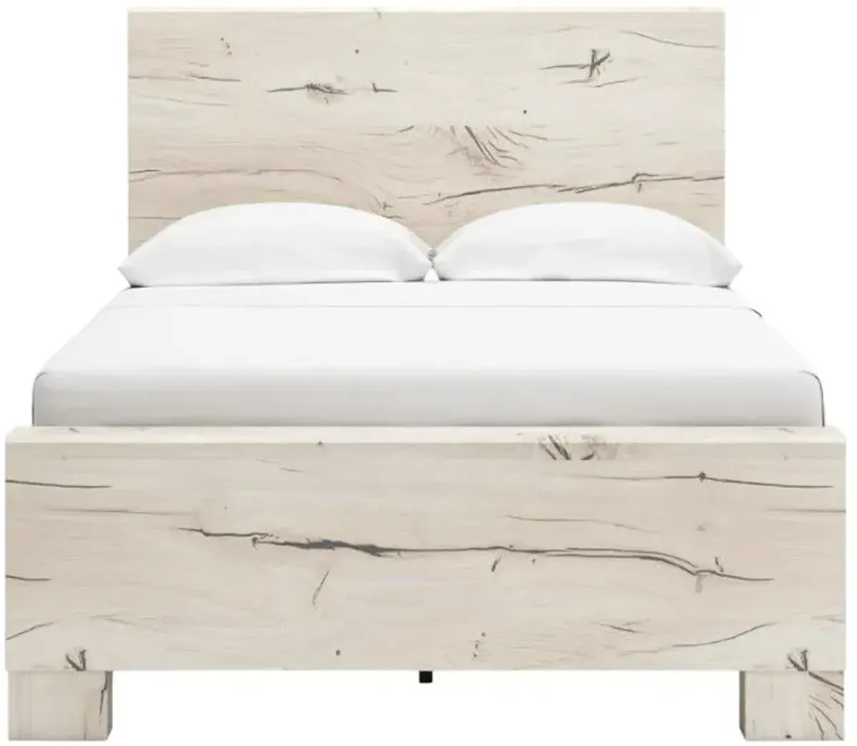 Benchcraft® Lawroy Light Natural Full Panel Bed