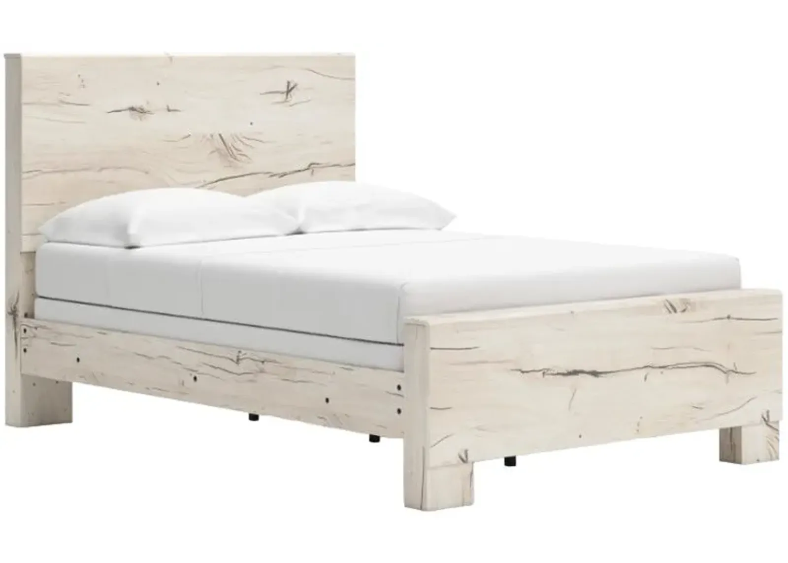 Benchcraft® Lawroy Light Natural Full Youth Panel Bed