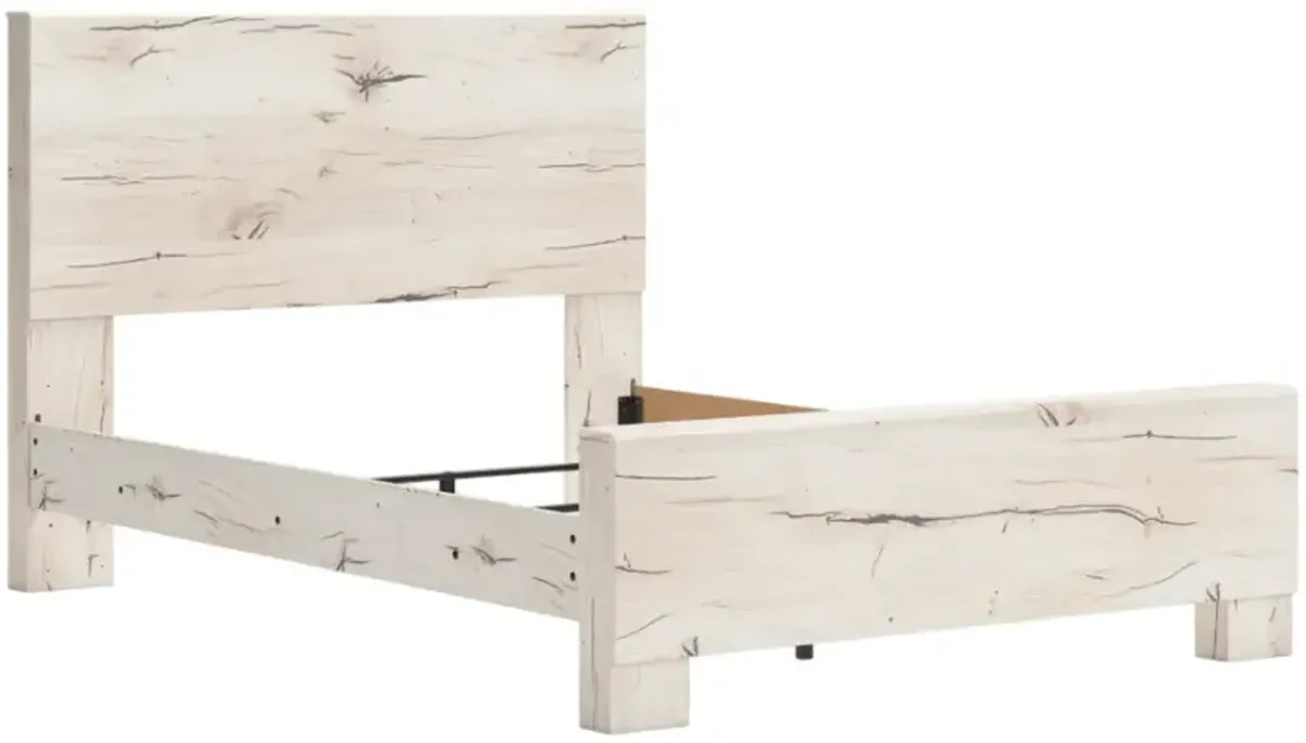 Benchcraft® Lawroy Light Natural Queen Panel Bed