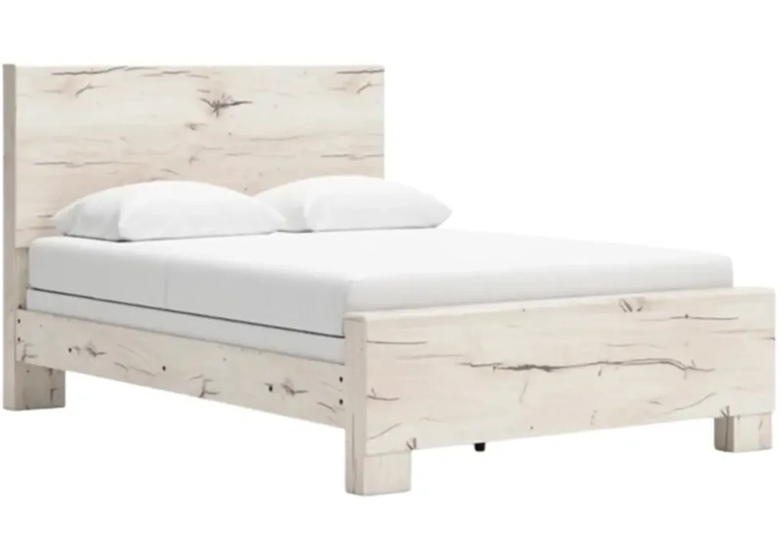 Benchcraft® Lawroy Light Natural Queen Panel Bed