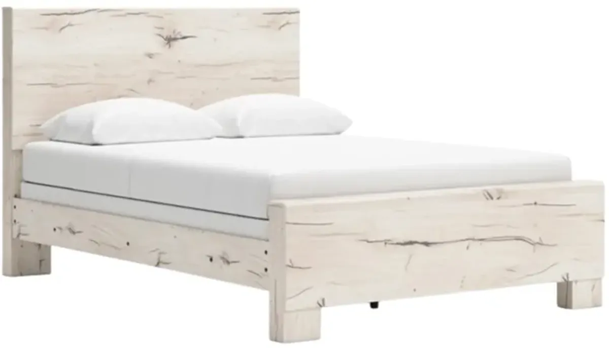 Benchcraft® Lawroy Light Natural Queen Panel Bed