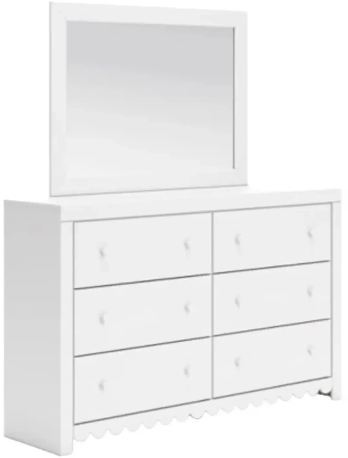 Signature Design by Ashley® Mollviney White Dresser and Mirror