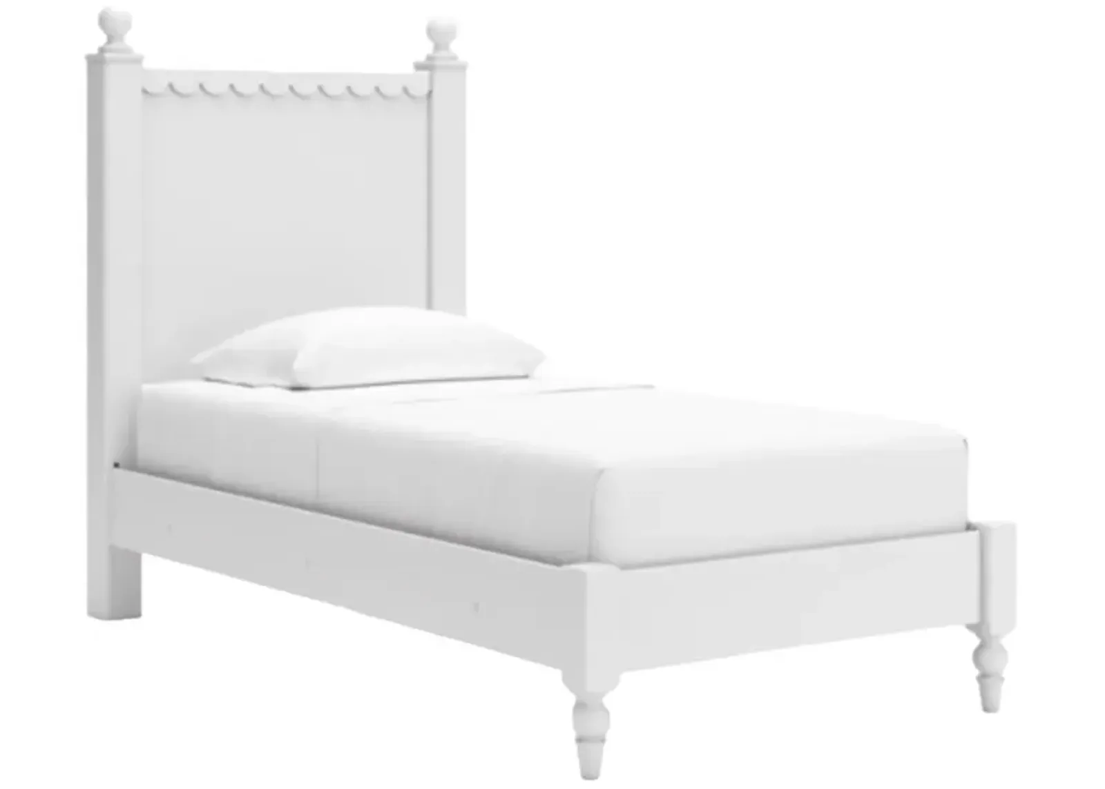 Signature Design by Ashley® Mollviney White Twin Panel Bed