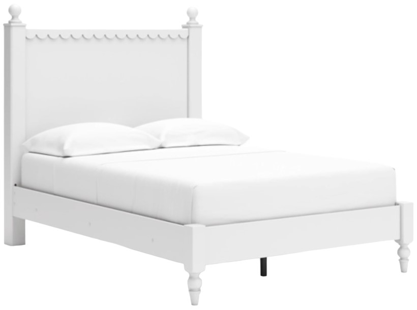 Signature Design by Ashley® Mollviney White Full Panel Bed