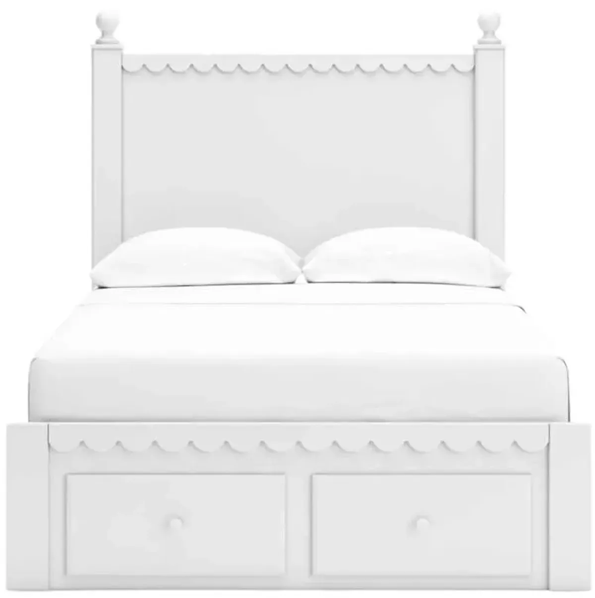Signature Design by Ashley® Mollviney White Full Panel Storage Bed