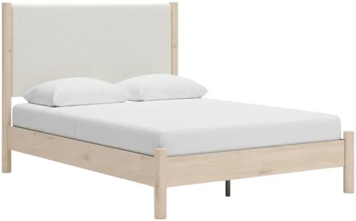 Signature Design by Ashley® Cadmori Light Twin Upholstered Panel Bed