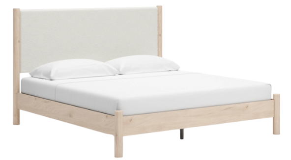 Signature Design by Ashley® Cadmori Two-tone Queen Upholstered Panel Bed