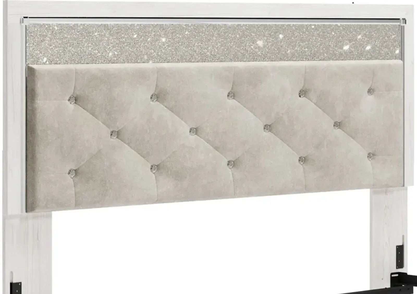 Signature Design by Ashley® Altyra White King/California King Upholstered Panel Headboard