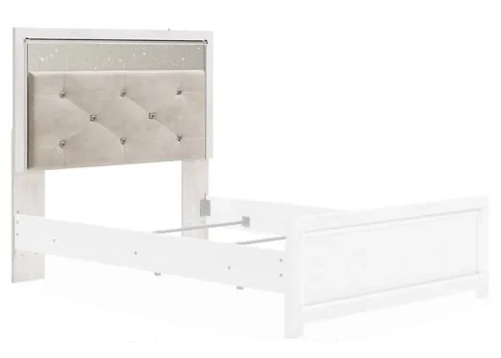 Signature Design by Ashley® Altyra Gray/White Full Headboard