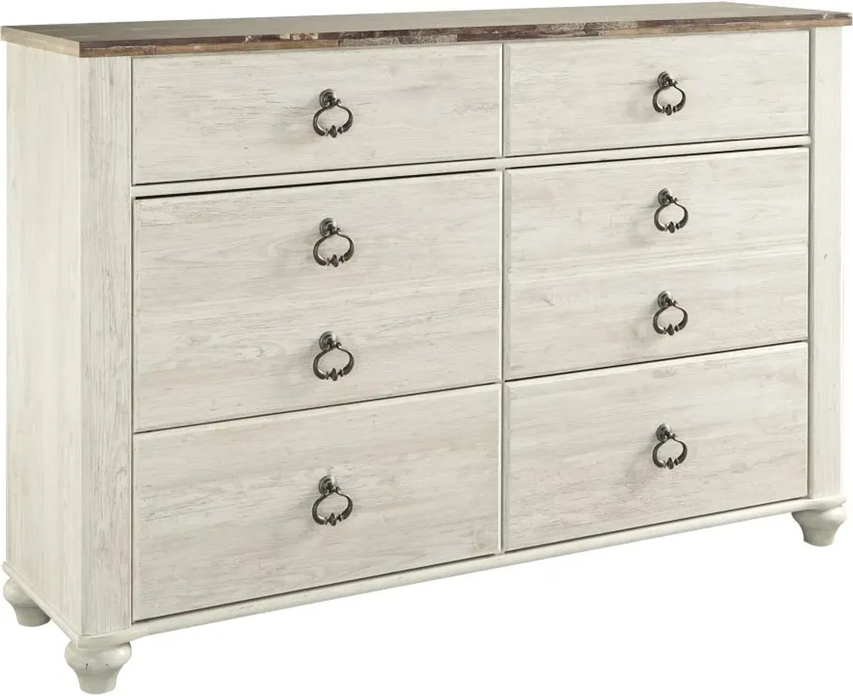 Signature Design by Ashley® Willowton Whitewash Dresser