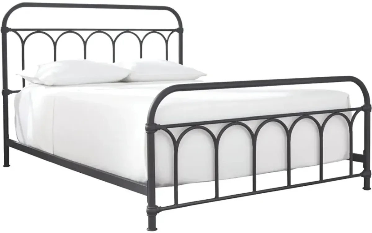 Signature Design by Ashley® Nashburg Black Queen Metal Rod Bed