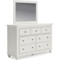 Signature Design by Ashley® Grantoni White Dresser and Mirror Set