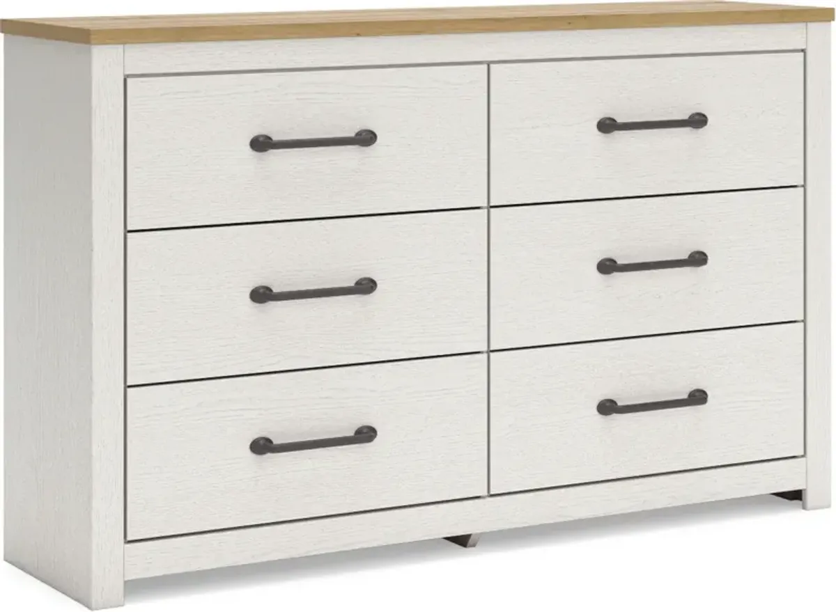 Benchcraft® Linnocreek Warm Brown/White Dresser